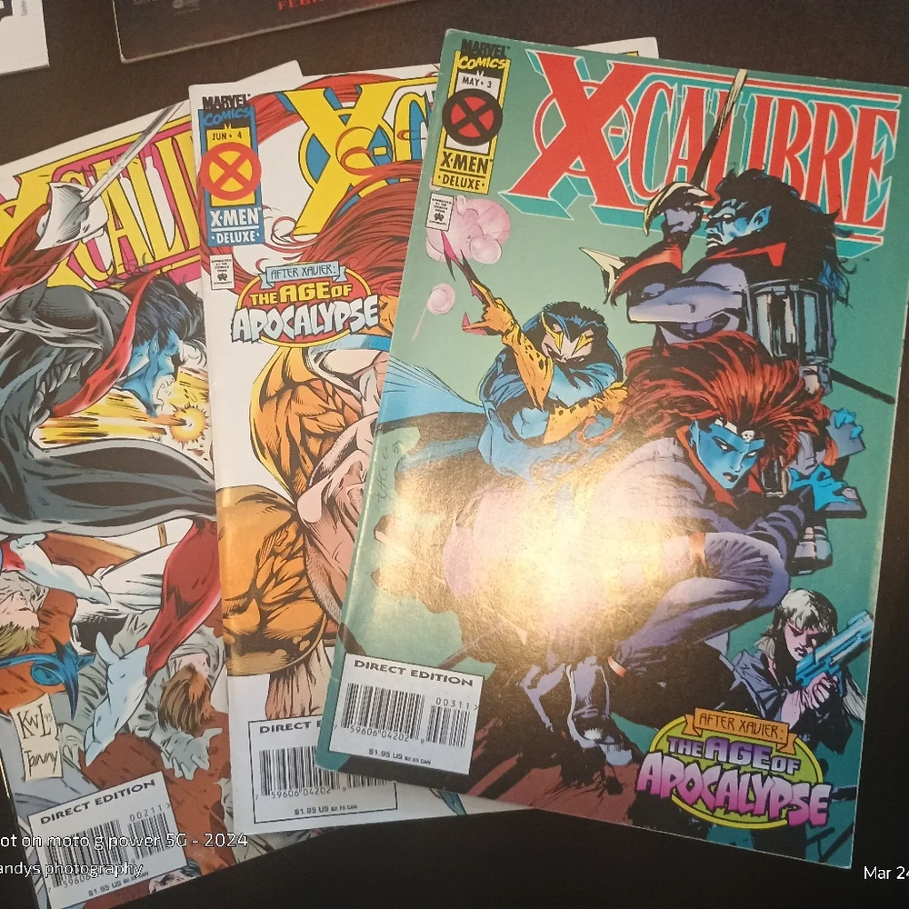 collection of Marvel comic books from the 1995 "Age of Apocalypse Bundle Lot - Picture 13 of 13